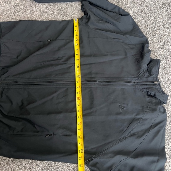 NWT! Adidas Vintage Men’s Black Climaproof Wind Training Zipup Jacket Size Large - Picture 7 of 9